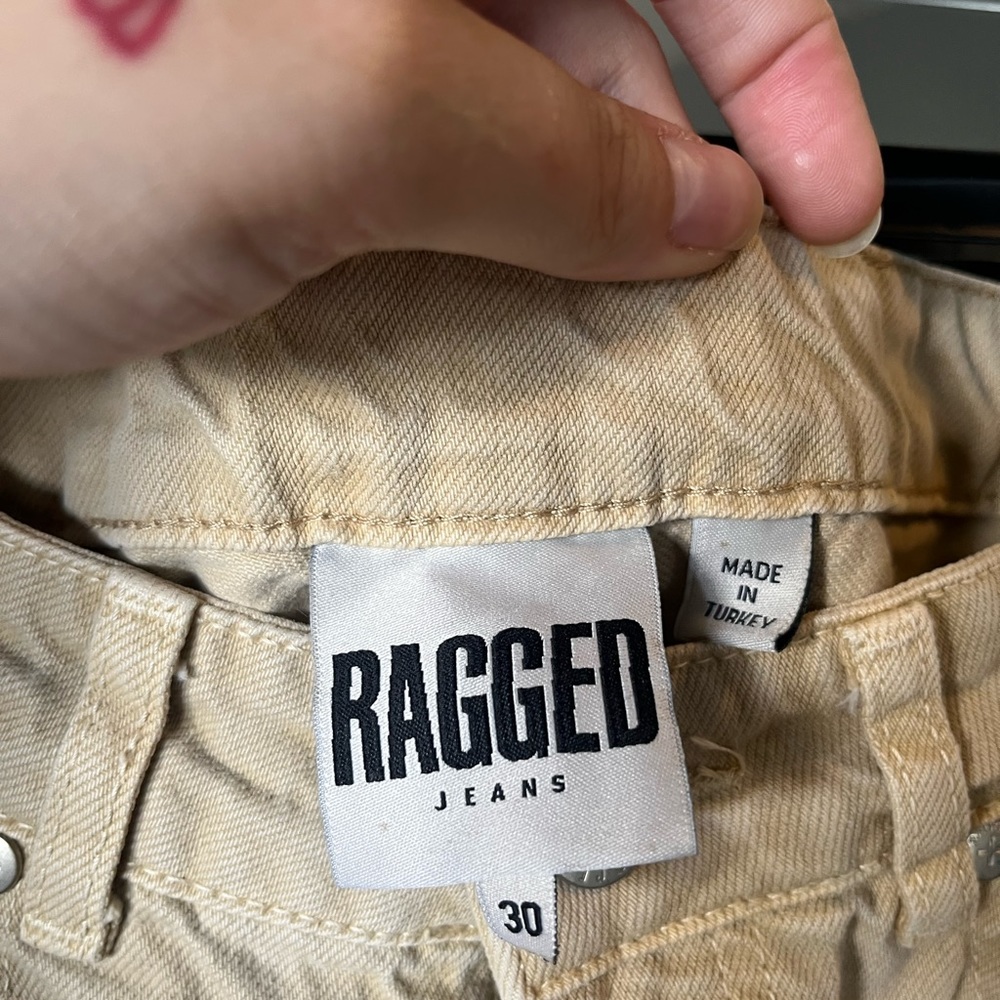 The Ragged Priest beige jeans. - Picture 3 of 4